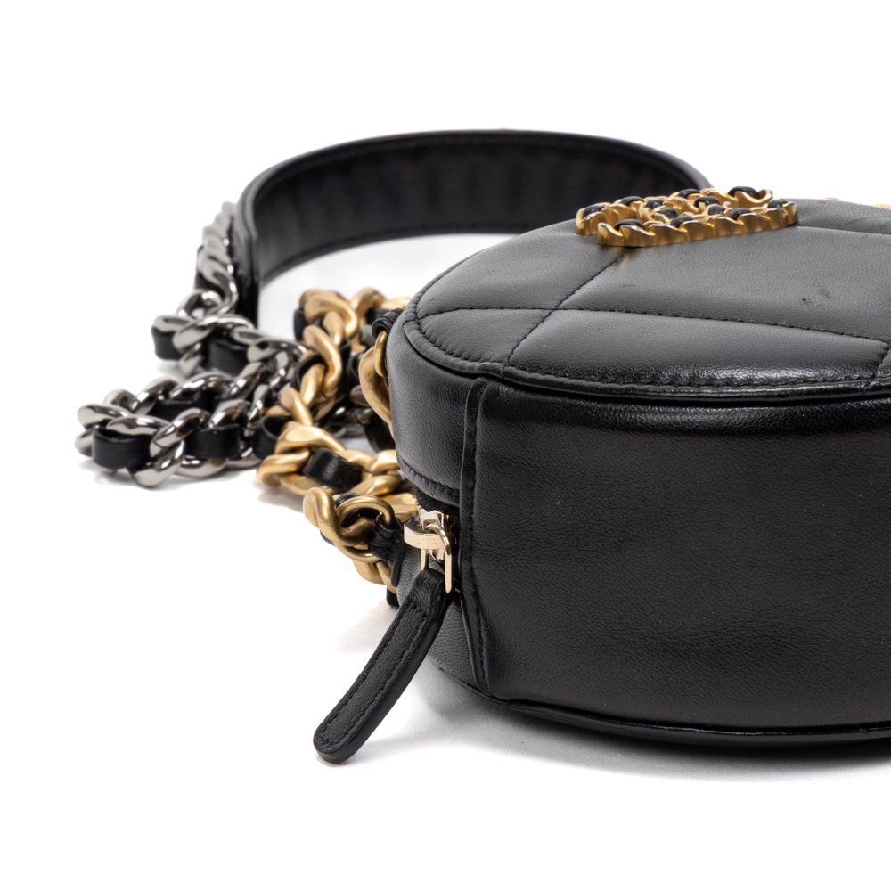 Chanel 19 Round Chain Clutch Small - Picture 7 of 11